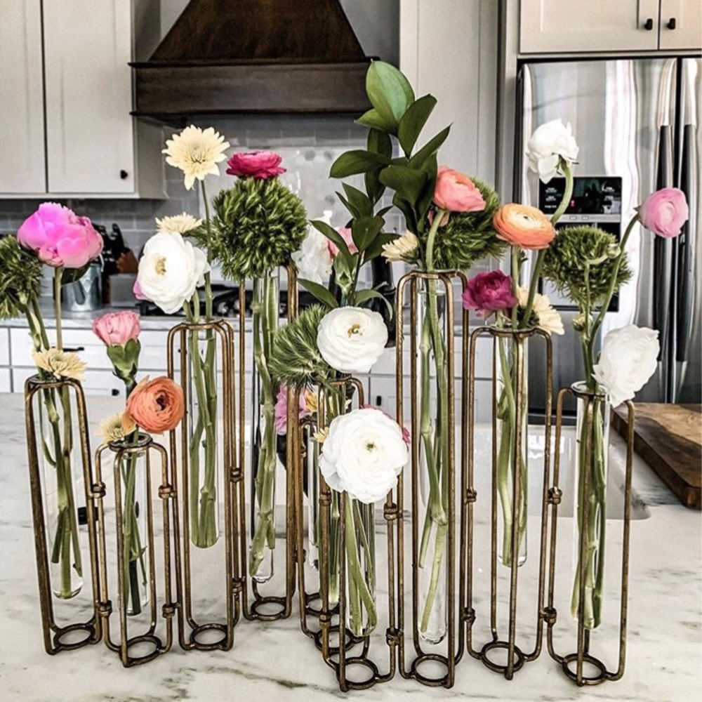 10 Hinged Multi Level Vases - Connected